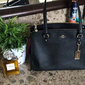 Almost New ~ Coach Black Carryall